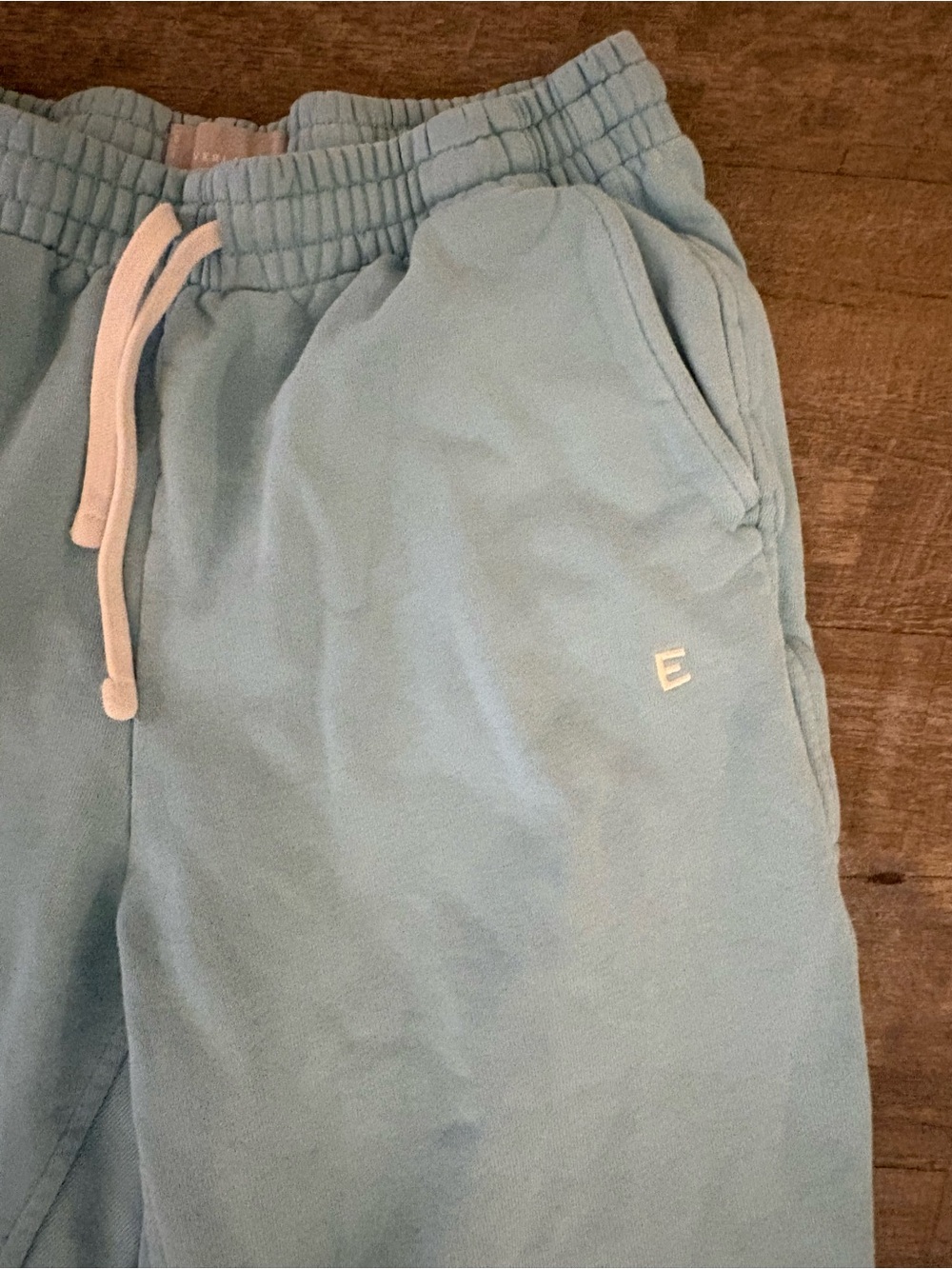 Everlane Light Blue Women's Jogger Sweatpants - Picture 3 of 4